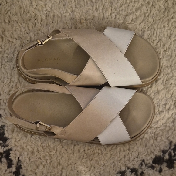 Alohas Marshmellow Slingback Sandals - Picture 3 of 3